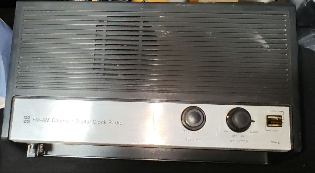 NATIONAL ラジオ　パタパタ時計 ナショナル