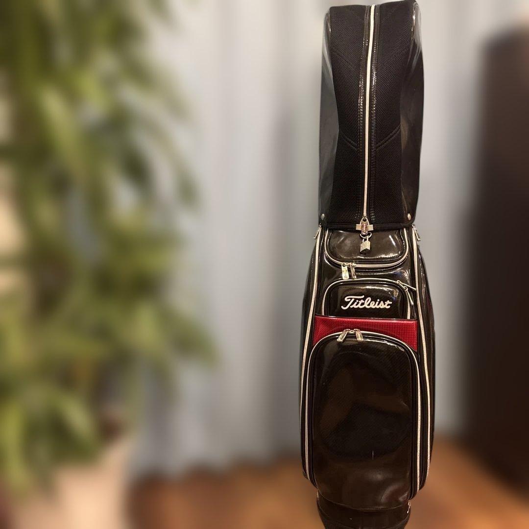 タイトリスト　ツアープロ仕様　エナメルキャディーバック　CB410