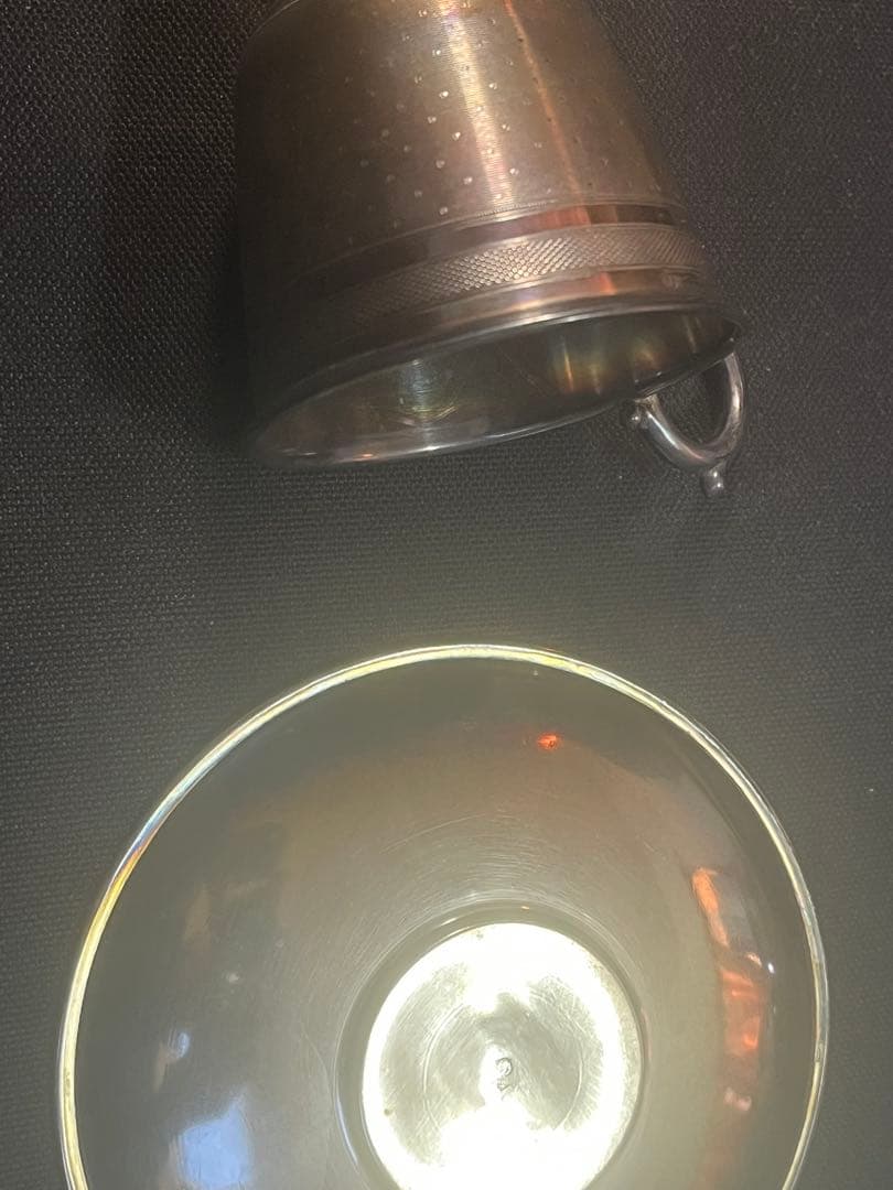 フランスアンティーク　刻印アリ　銀無垢　カップ