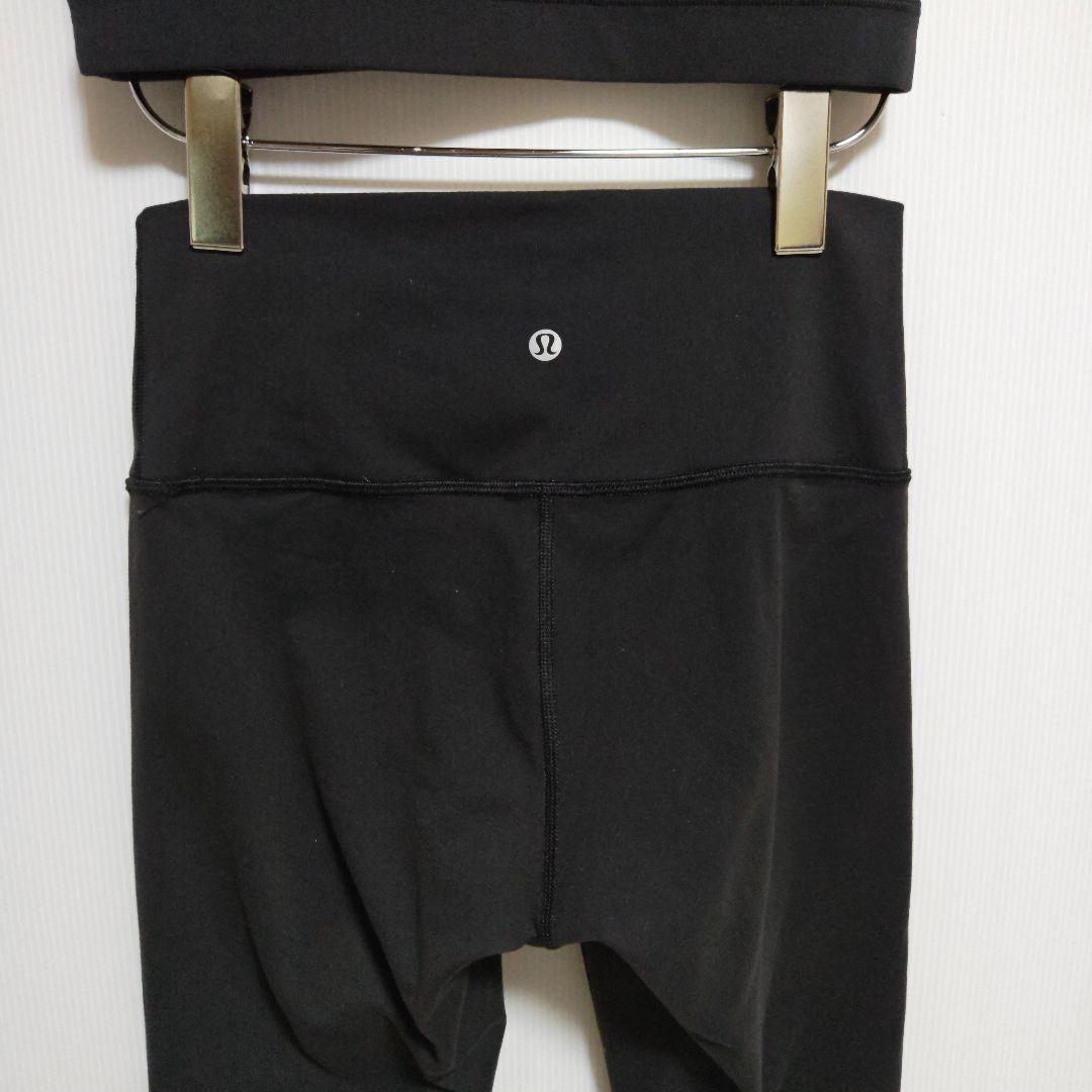 lulu lemon ★ キャミブラ&レギンスセットアップ ヨガ ピラティス 黒