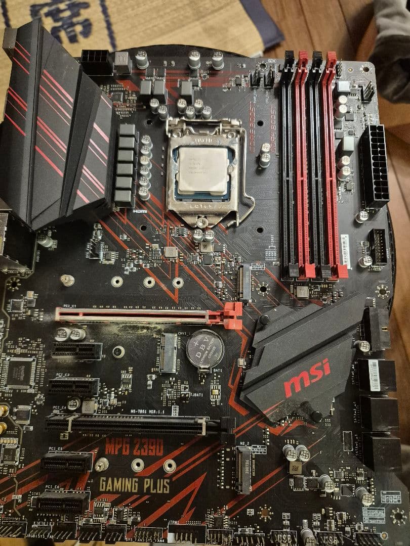 動作確認済み MSI MPG Z390 GAMING PLUSとi5-9400