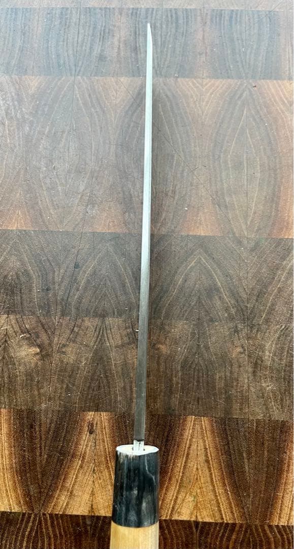 正本 総本店 薄刃 包丁 玉白鋼 195mm 和包丁　本職　白紙