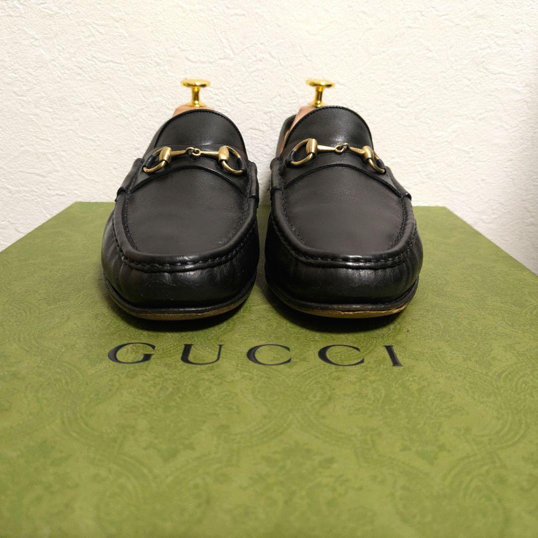 あ*や様 GUCCI　ホースビットローファー　黒　37 1/2
