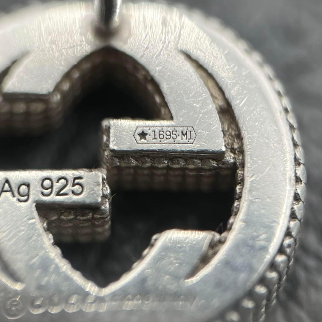 GUCCI グッチ インターロッキングG シルバー ピアス 479227