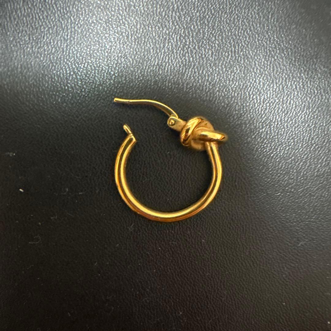 CELINE ゴールド フープピアス 専用ケース付き