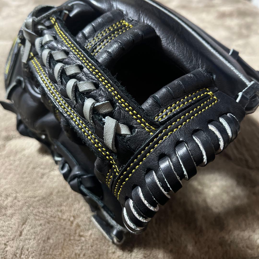 軟式　スラッガー　SR1 カスタム　黒×グレー　内野手用