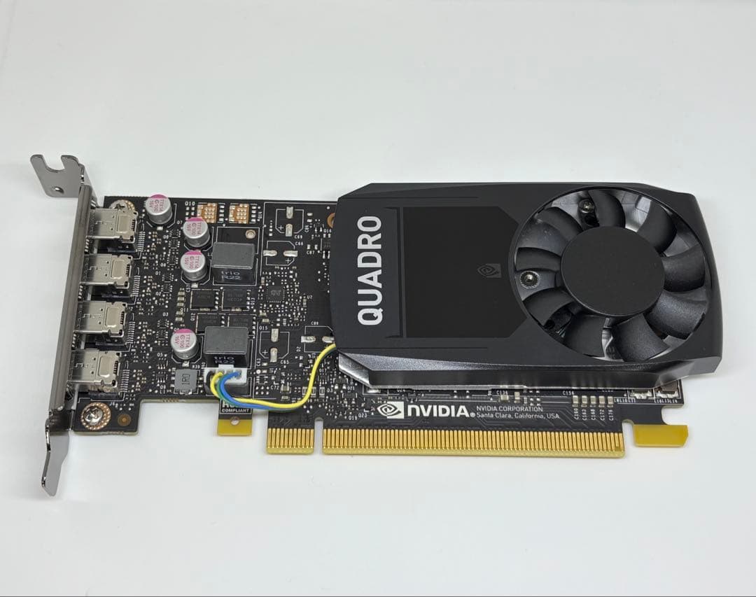 DELL純正★NVIDIA QUADRO P1000★ロープロファイルブラケット