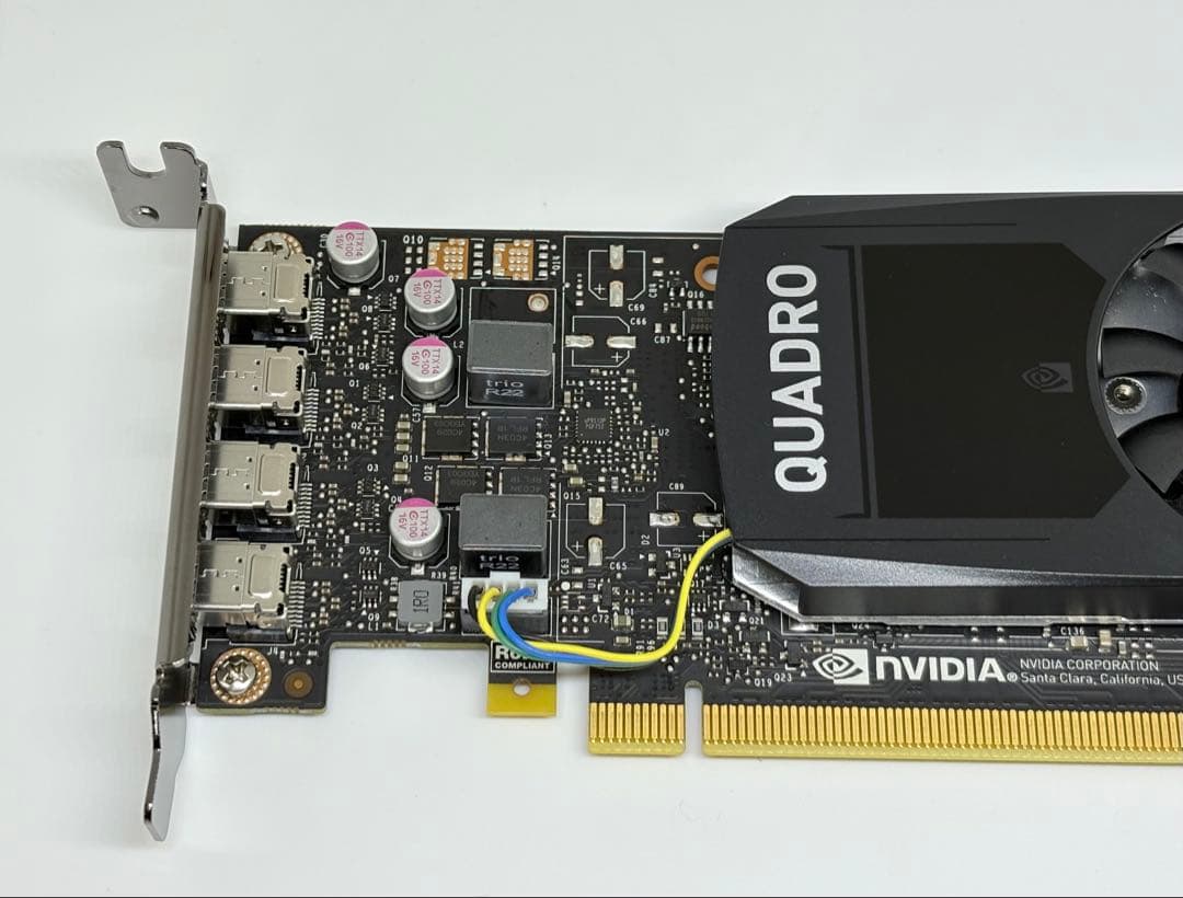 DELL純正★NVIDIA QUADRO P1000★ロープロファイルブラケット