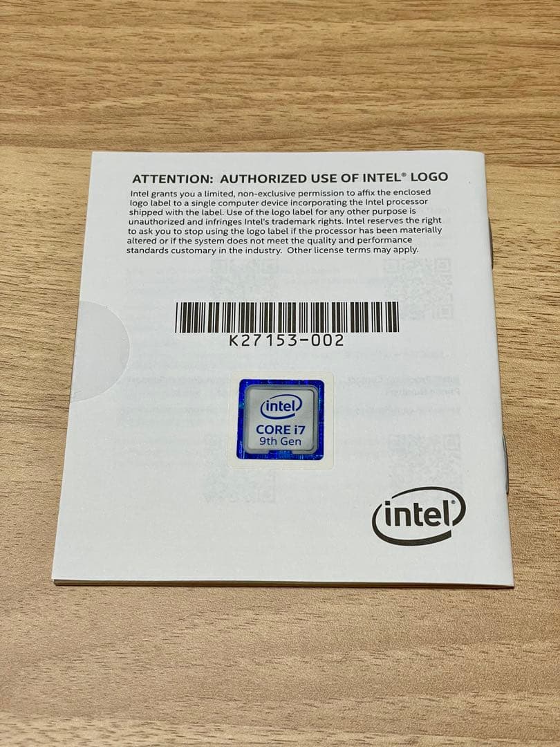 動作確認済 美品 Intel Core i7-9700K CPU LGA1151