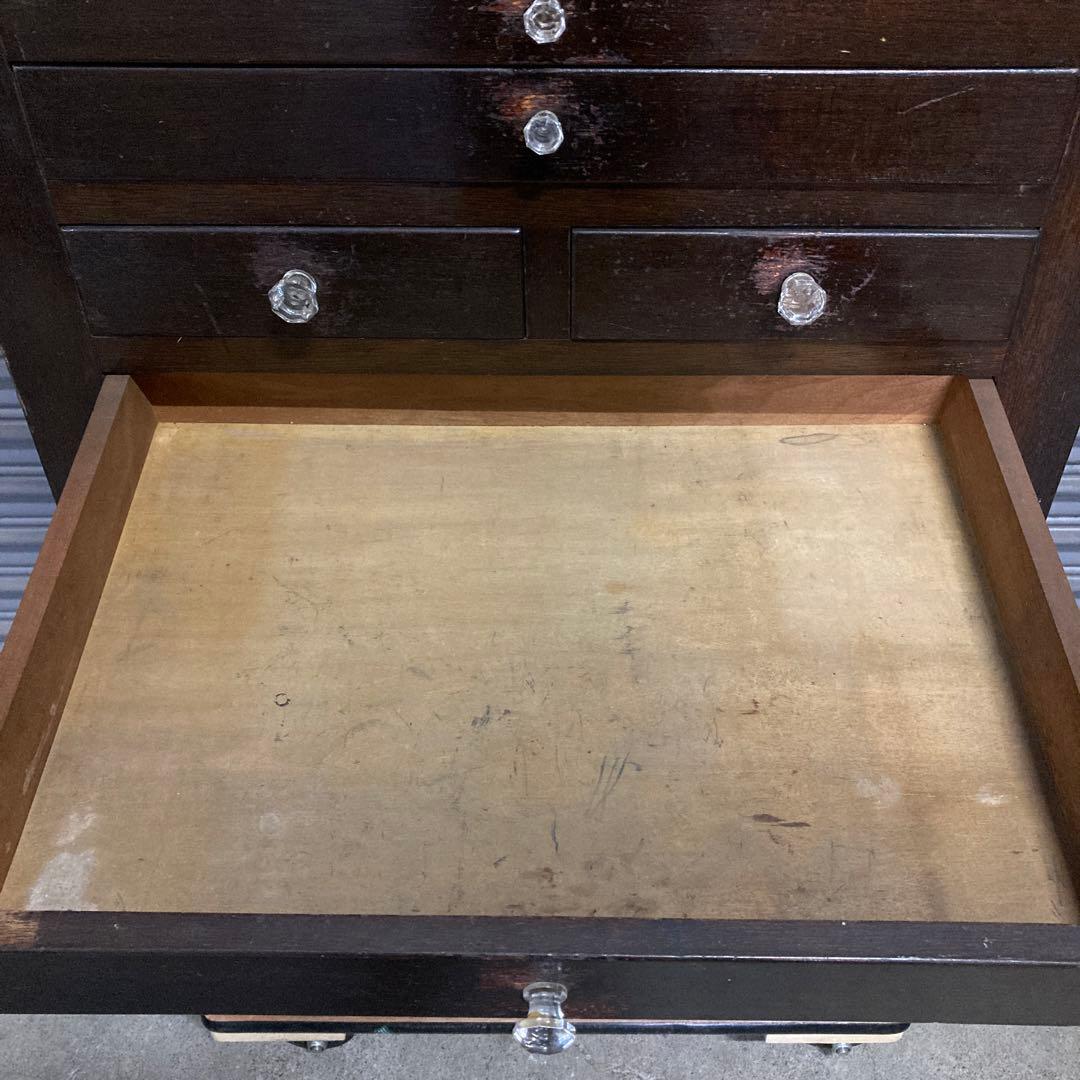 デンタルキャビネット 収納 木製 レトロ ヴィンテージ アンティーク家具