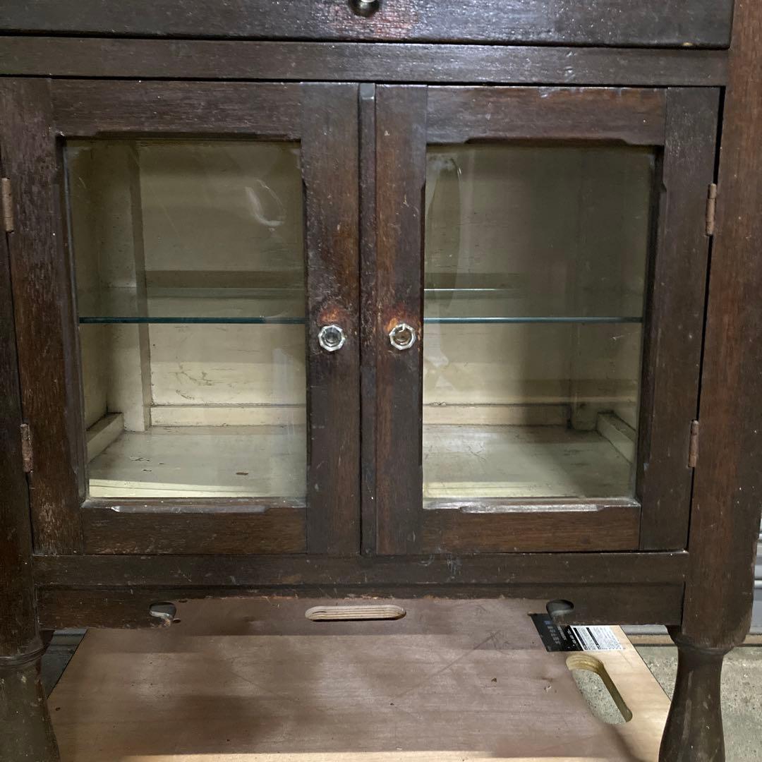 デンタルキャビネット 収納 木製 レトロ ヴィンテージ アンティーク家具