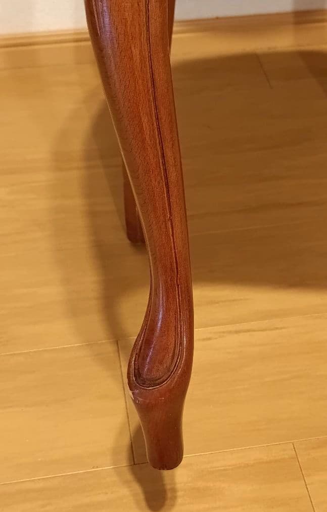 イタリア高級アンティーク調家具 ダイニングチェア リビングチェア 猫脚 B