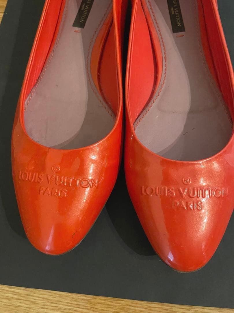 蘭　ルイヴィトン LOUIS VUITTON フラットシューズ