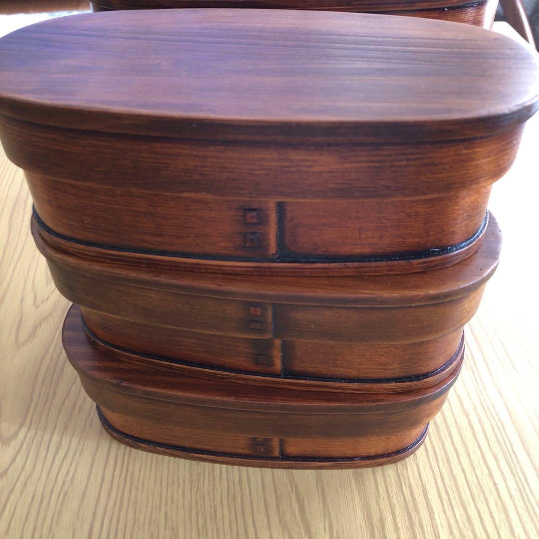 曲げわっぱ弁当箱　6箱　まとめ売り