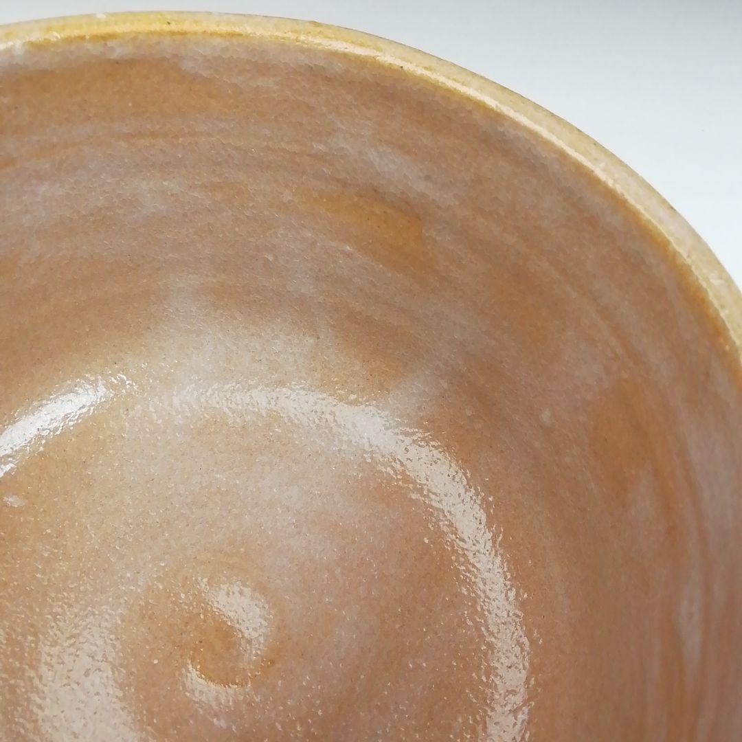 Ｓ８３１　茶碗　『色繪　月波図』『粟生屋　六世　中村東洸造』　共箱　茶道具