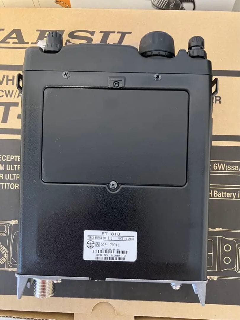 YAESU FT-818ND HF〜430 使用少 美品 スピーカーマイク付