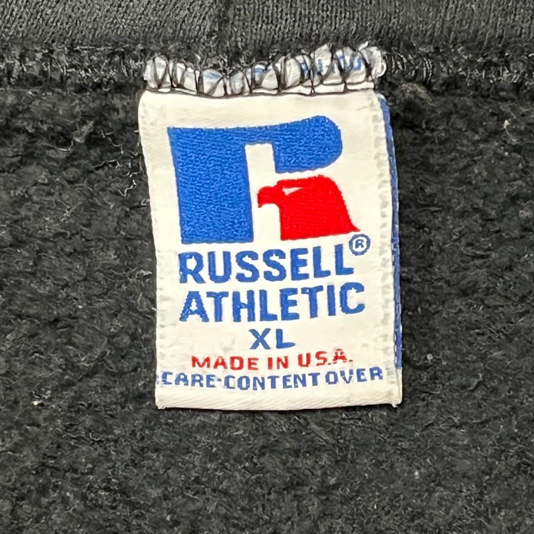 トップス 90s Russell Blank Zip Sweat Hoodie USA