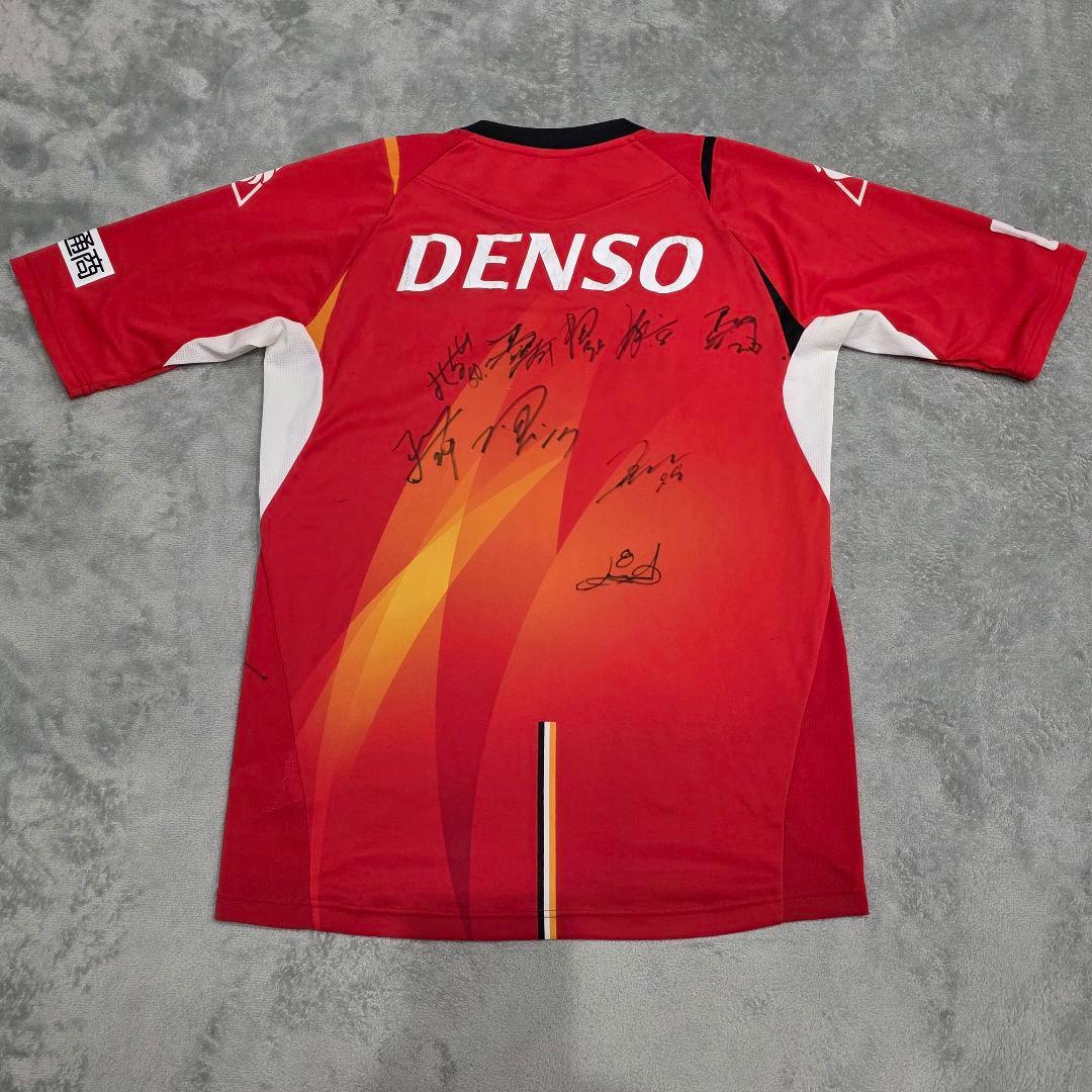 名古屋グランパス　13-14　ユニフォーム　XO　レッド　ルコック　鯱　Jリーグ