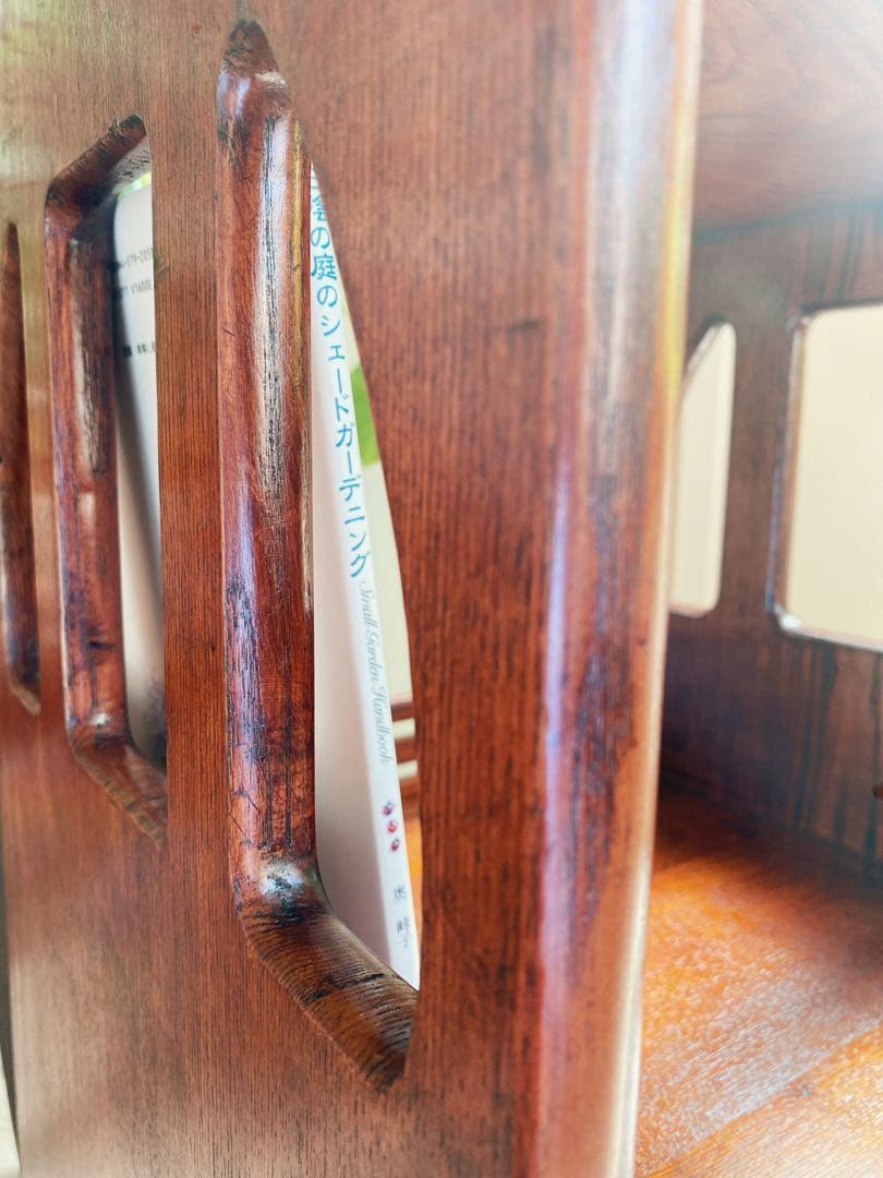 アンティーク　本棚　ケヤキ　箪笥　インテリア　昭和　レトロポップ　美品　無垢