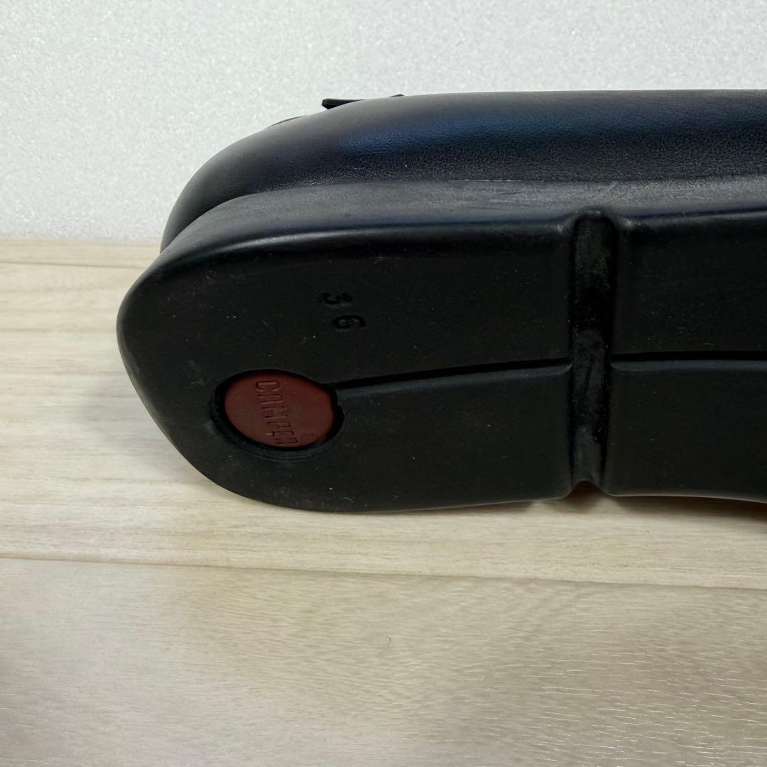 カンペール レザーフラットシューズ Tストラップ ブラック 36 23cm