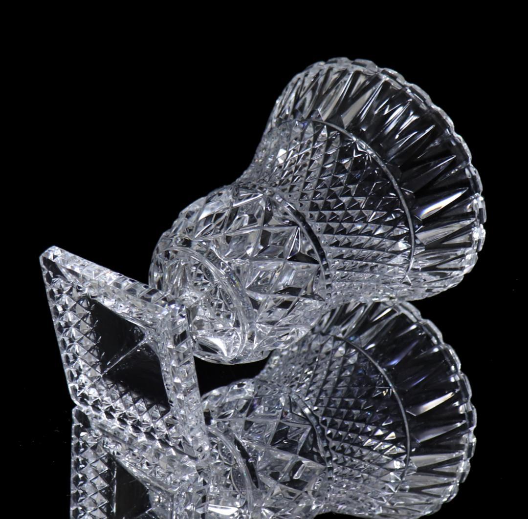 オールド・バカラ 1900年頃 メディチ 切子 花瓶 ディアマン ビゾー カレ