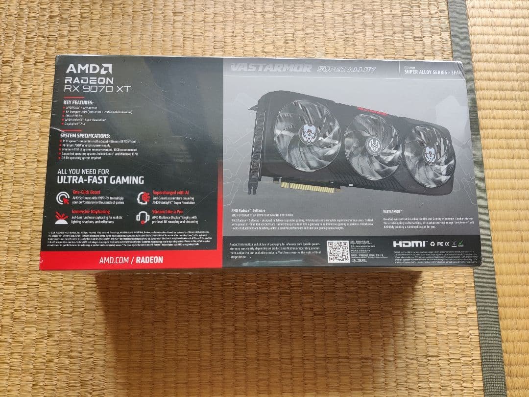 【最終値下げ】 VASTARMOR RX 9070 XT 16GB