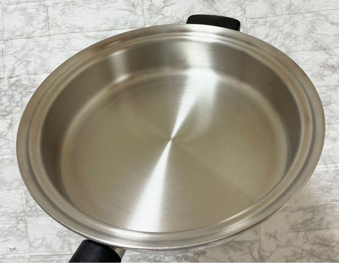【美品】Amway Queen 大フライパン 7層 高級ステンレス 現行品