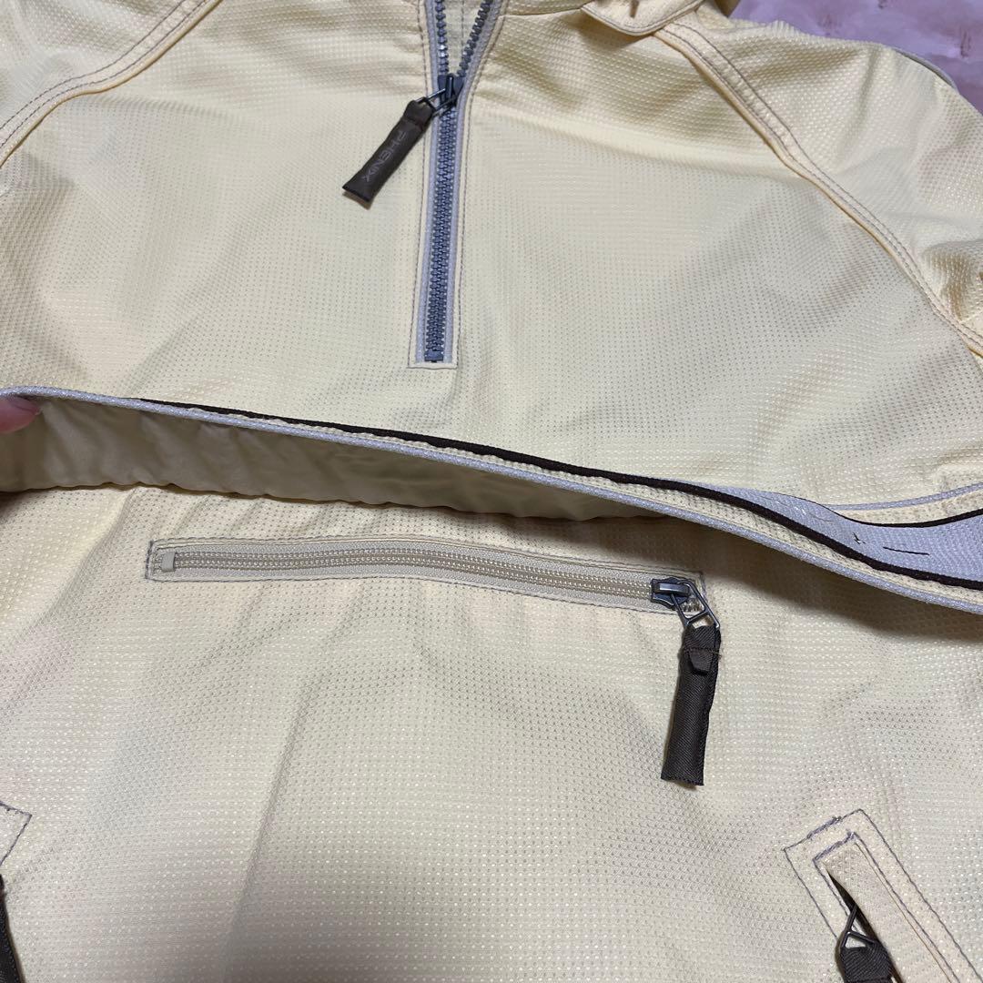 Phenix スノーウェア上下レディース レモンイエロー✖️白& パスケース