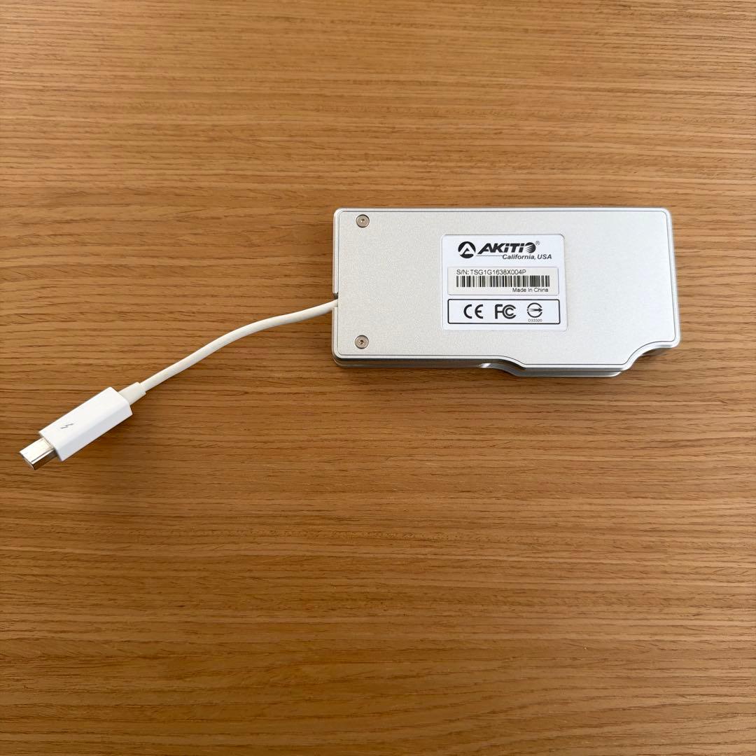 Macデスクトップ AKiTiO Thunder SATA Go