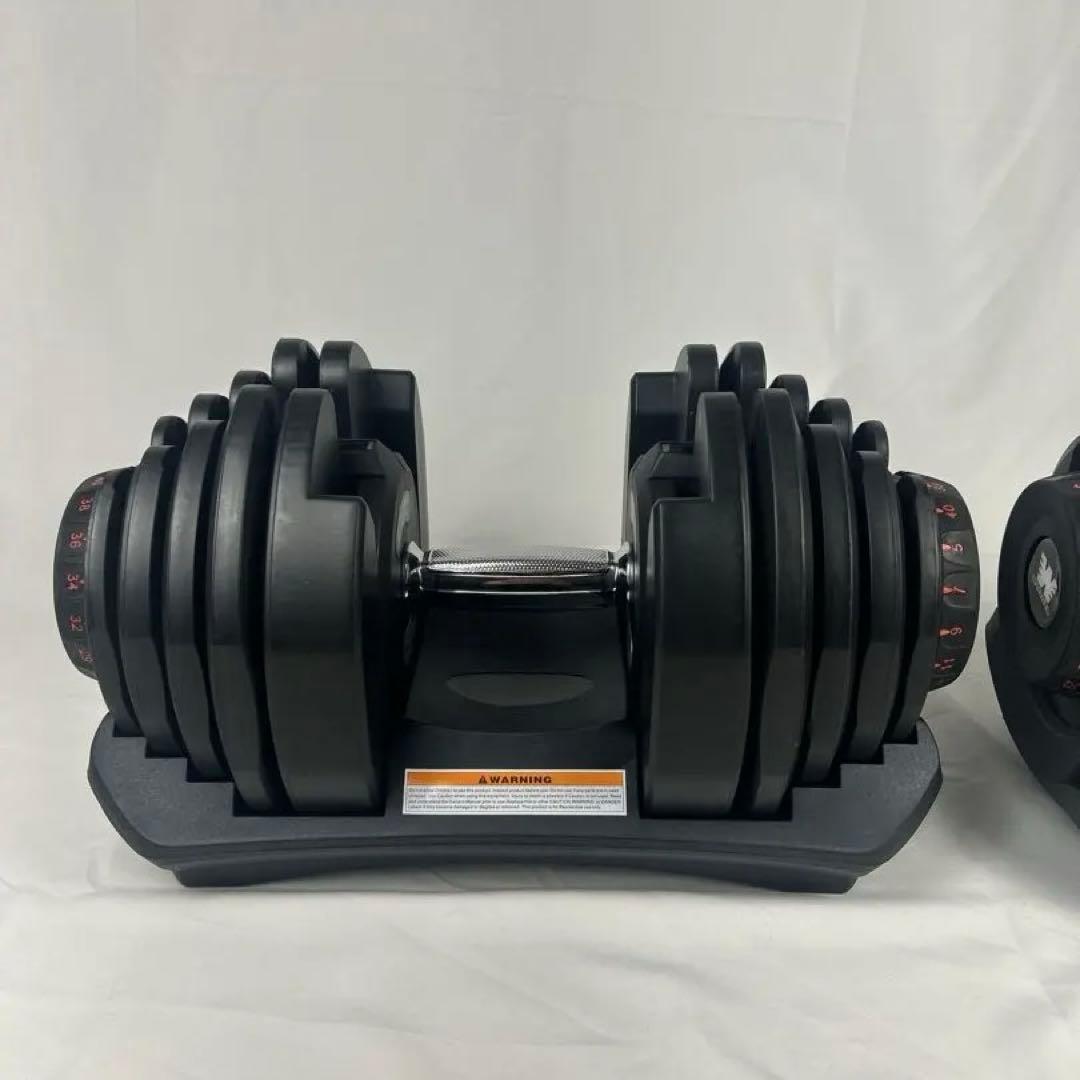 ②BARWING調整可能ダンベル5kg-40kg2/2(送料込み)