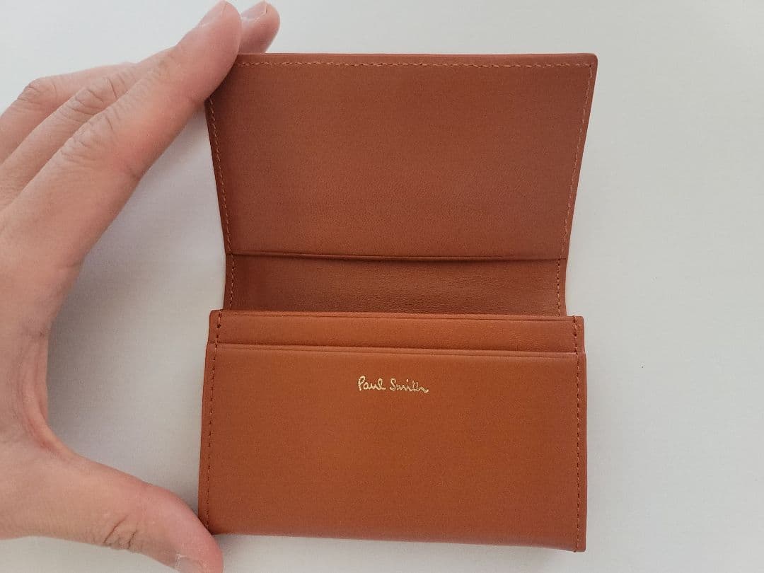 <新品*未使用> Paul Smith ブラウンレザー 名刺入れ 箱あり