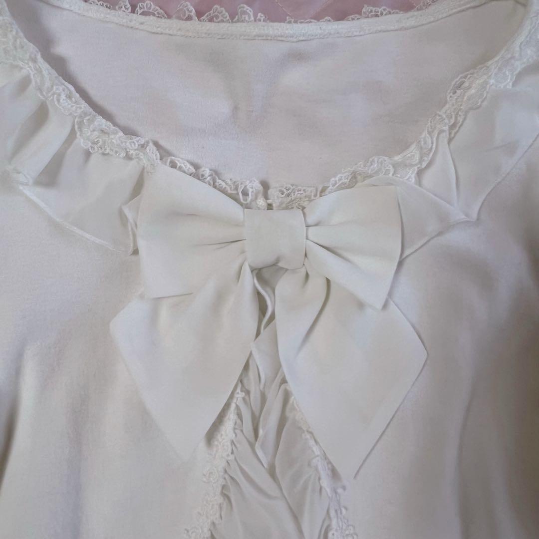 Angelic Pretty ボレロ　カーディガン　レース　リボン　ホワイト