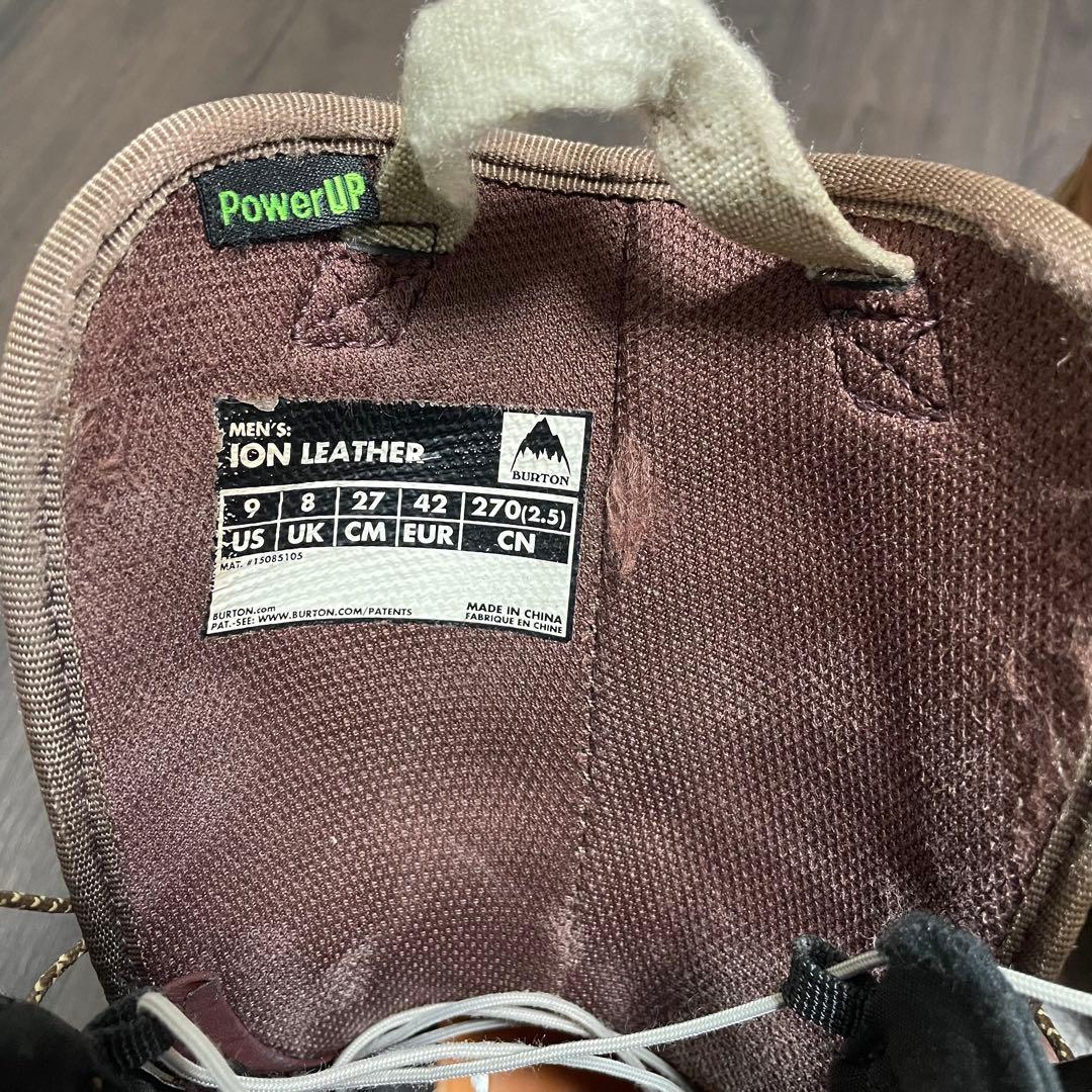 平野歩夢着用 BURTON ION leather 27cm