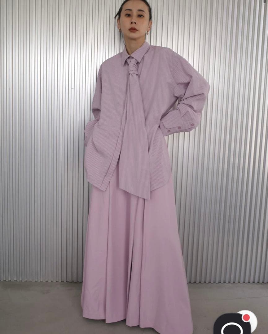 トップス Ameri UND UNEVENNESS TIE BLOUSE