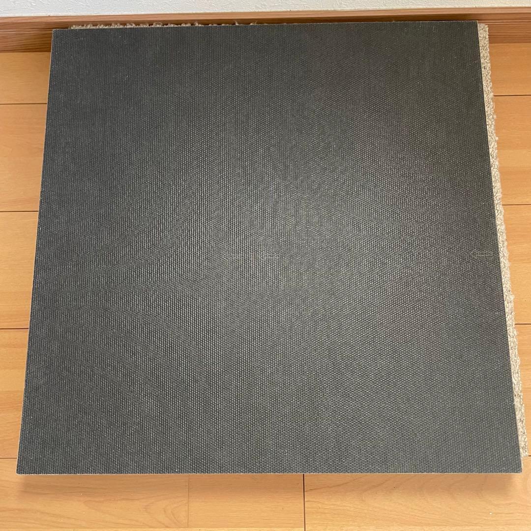 静床ライト 10枚 防音 ラグ タイルカーペット①　シープホワイト