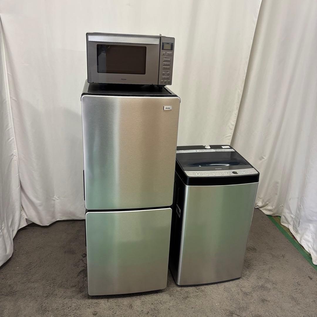 147　Haier　洗濯機　冷蔵庫　電子レンジ　家電セット　単身　設置無料　安い