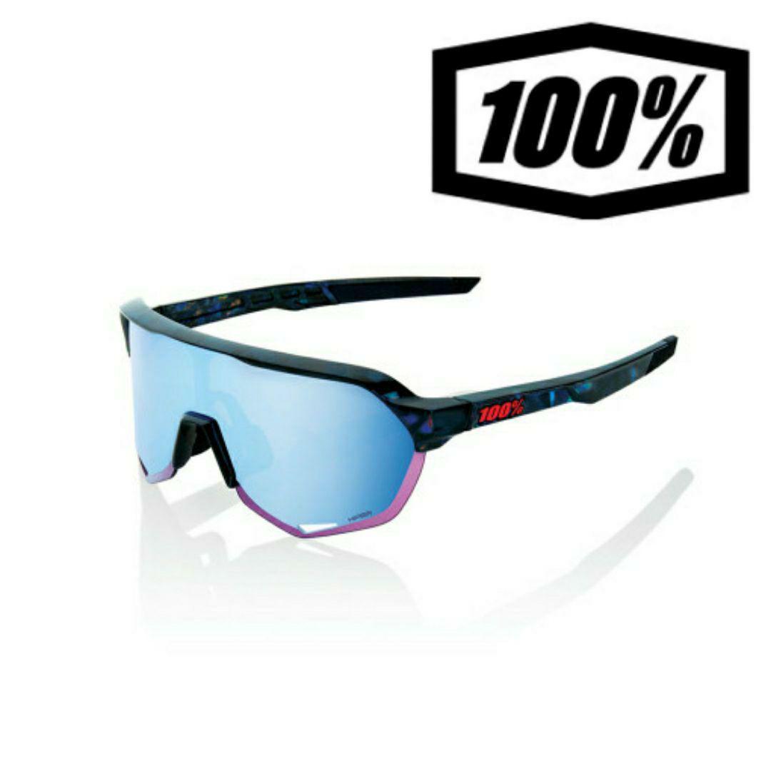 中古 100% S2 ブラックホログラフィック ワンハンドレッド サングラス