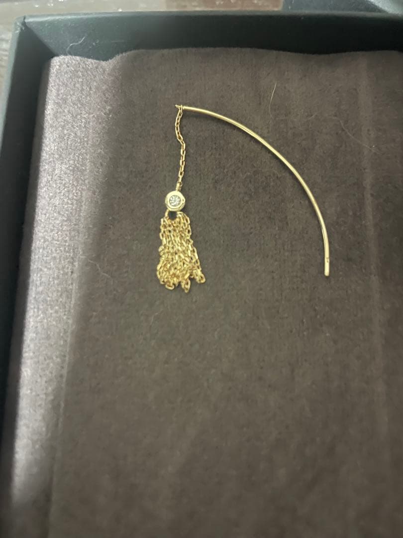 hirotaka 片耳ピアス　ゴールド