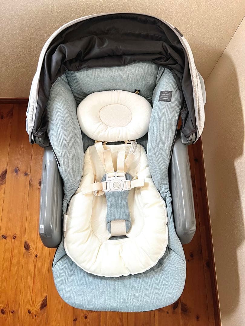 COMBI コンビ 電動ハイローチェア ホワイトレーベル ネム　ミンティーブルー