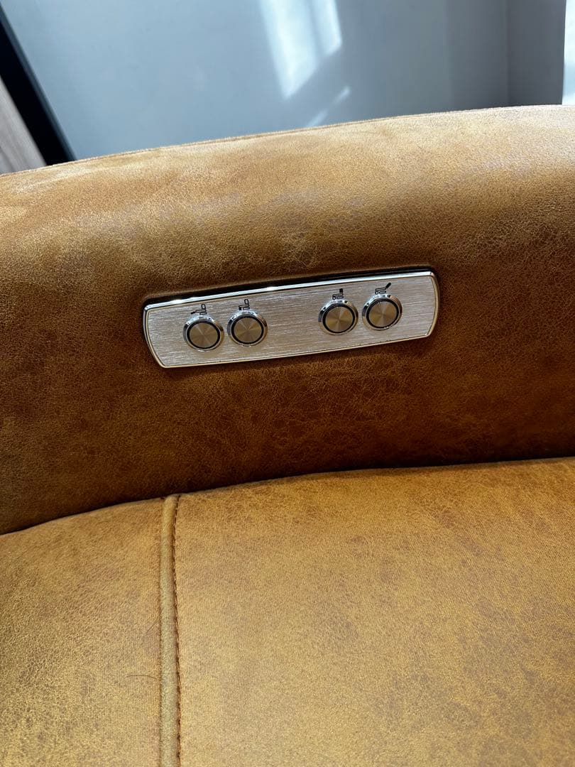 RELAX FORM ブラウン電動リクライニングソファ