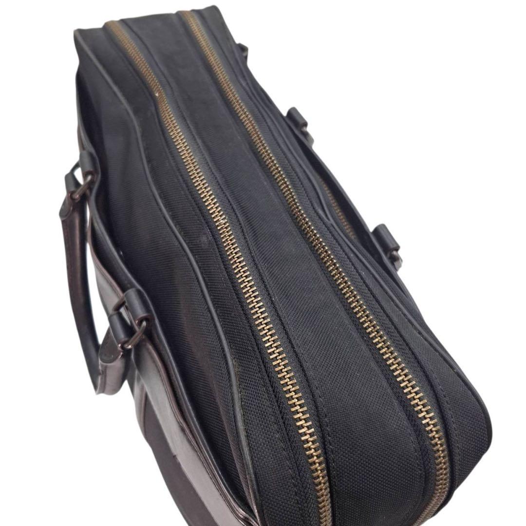 希少　コーチ　メトロポリタン　2way ブリーフケース　ダブルジップ　黒　168