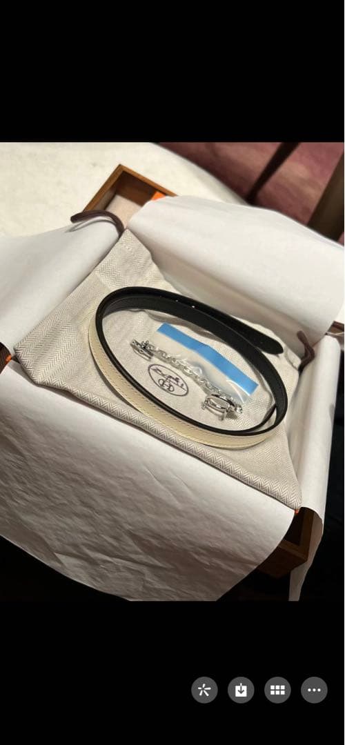 新品未使用黒色ベルトバックル 《カルーゼル》 & リバーシブルベルト 13 mm