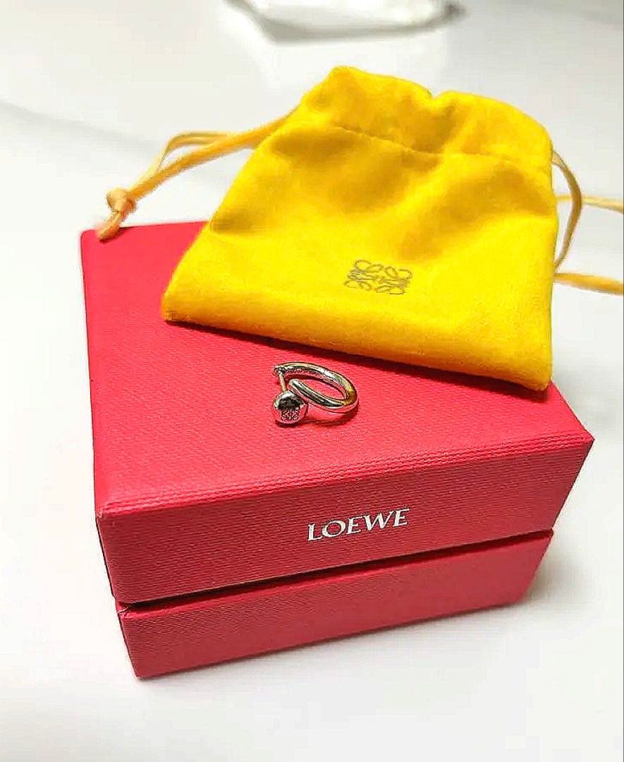 最終値下げ　ロエベ　LOEWE アナグラム　ペブル　フープ　ピアス　片耳