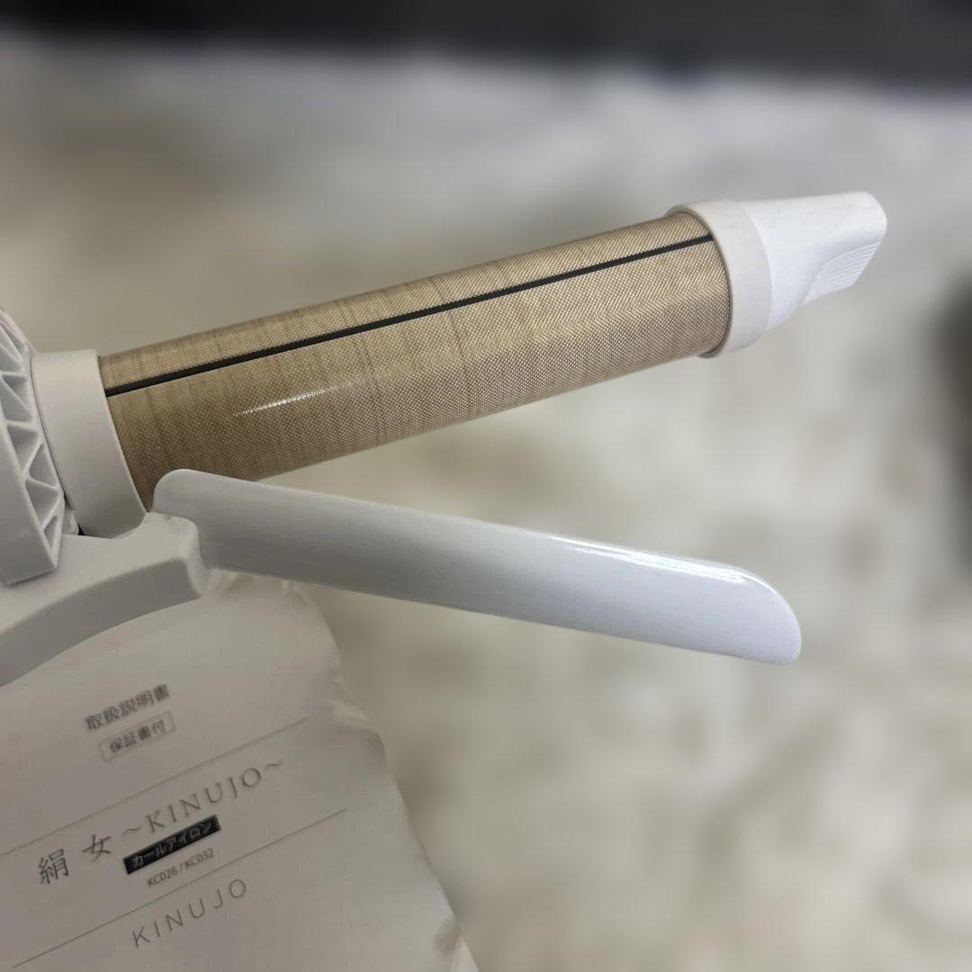 【極美品】絹女　KINUJO カールアイロン　28mm 箱説明書付き