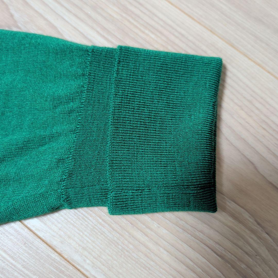 JOHN SMEDLEY グリーン ウールポロシャツS(M相当)