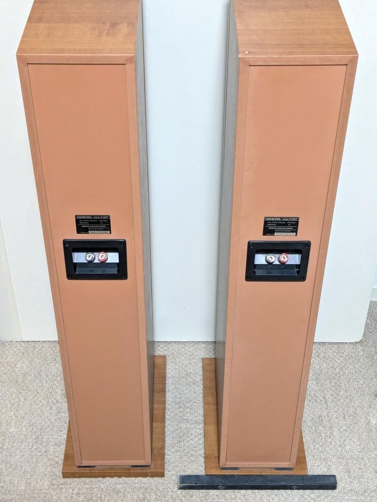 ONKYO D-307F トールボーイ型スピーカー 木目調