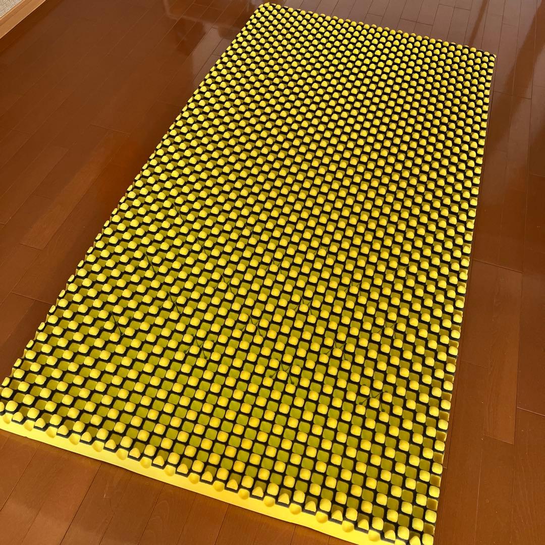 西川　air01 エアー01 マットレス　シングル　高反発　8cm イエロー