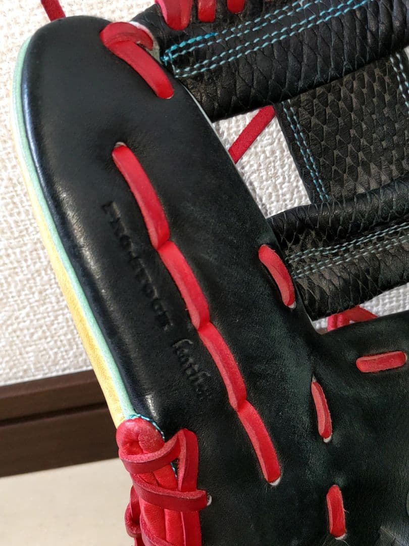 ウィルソン　軟式内野　オーダーグローブ　87型　鬼滅の刃　煉獄杏寿郎風