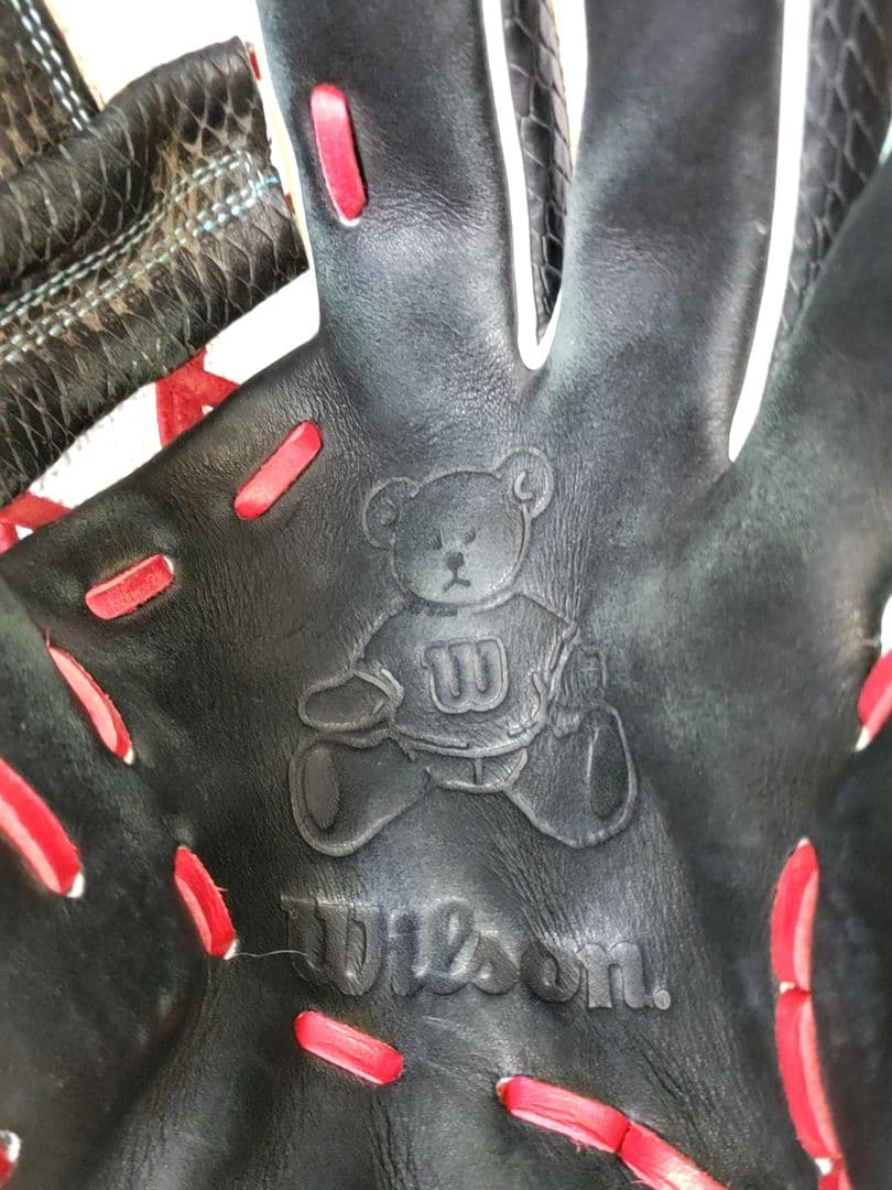 ウィルソン　軟式内野　オーダーグローブ　87型　鬼滅の刃　煉獄杏寿郎風