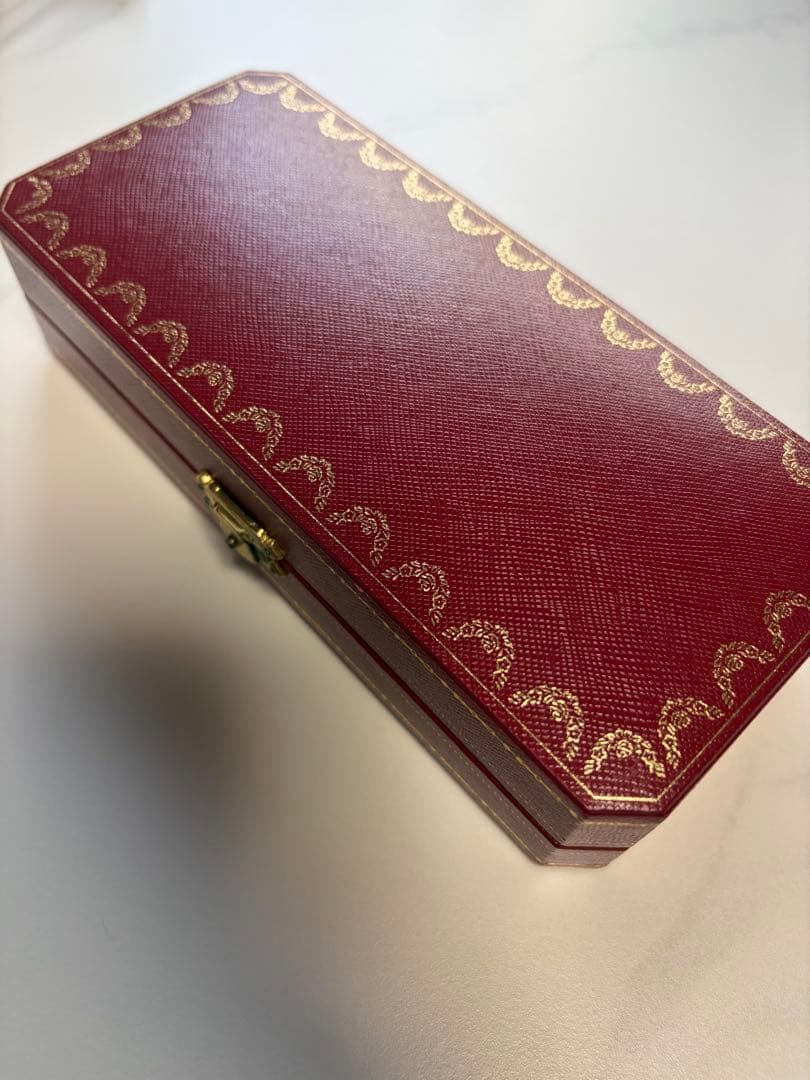 Cartier カルティエ ボールペン レッド ゴールド ボックス付き